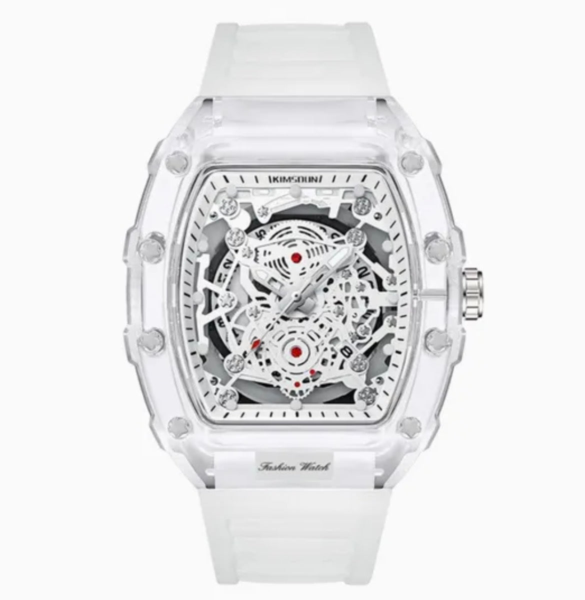 Reloj Esqueleto Blanco | Elegancia Minimalista - FS Relojes